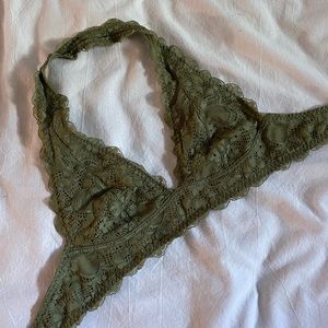 Green free people bralette